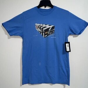 Paper Planes Stash Box Shirt‎ Small Blue "Raimy Day Fund" W/Bag